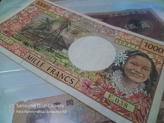 1000 Francos de Francia 1971